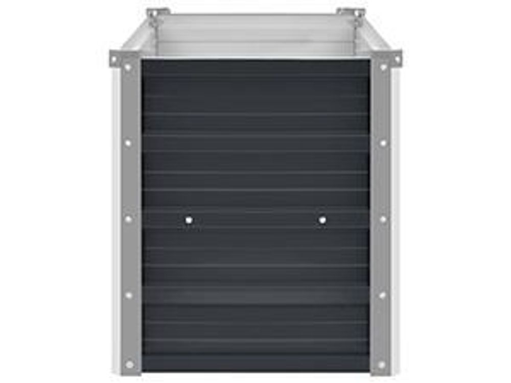 vidaXL Garten-Hochbeet Anthrazit 100 x 40 x 45 cm Verzinkter Stahl