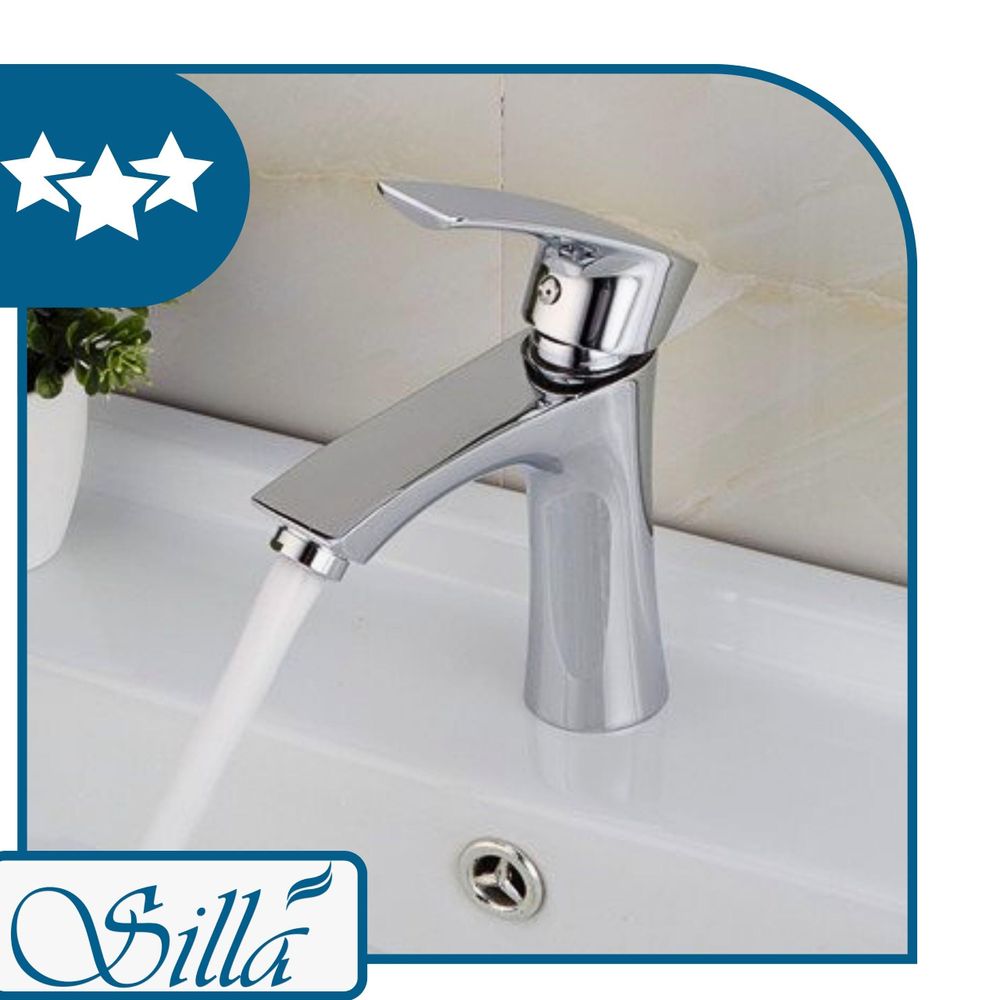 Silla, Chrom, Armatur, Bad, Spültischarmatur, Wasserhahn Bad, Wasserhahn, Messing