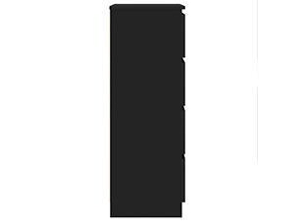 vidaXL Sideboard Schwarz 60x35x98,5 cm Holzwerkstoff