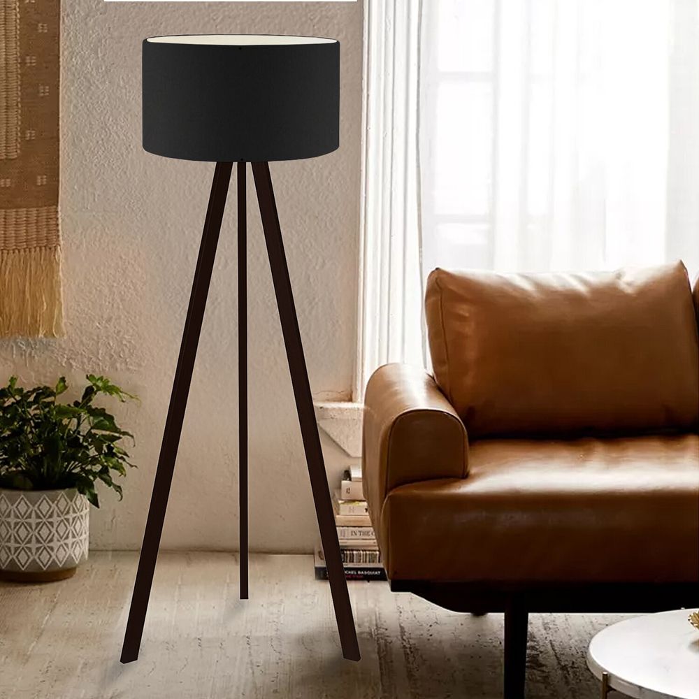 Opviq, AYD-2653, Stehlampen, Schwarz, PVC, 21 x 38 x 140 cm