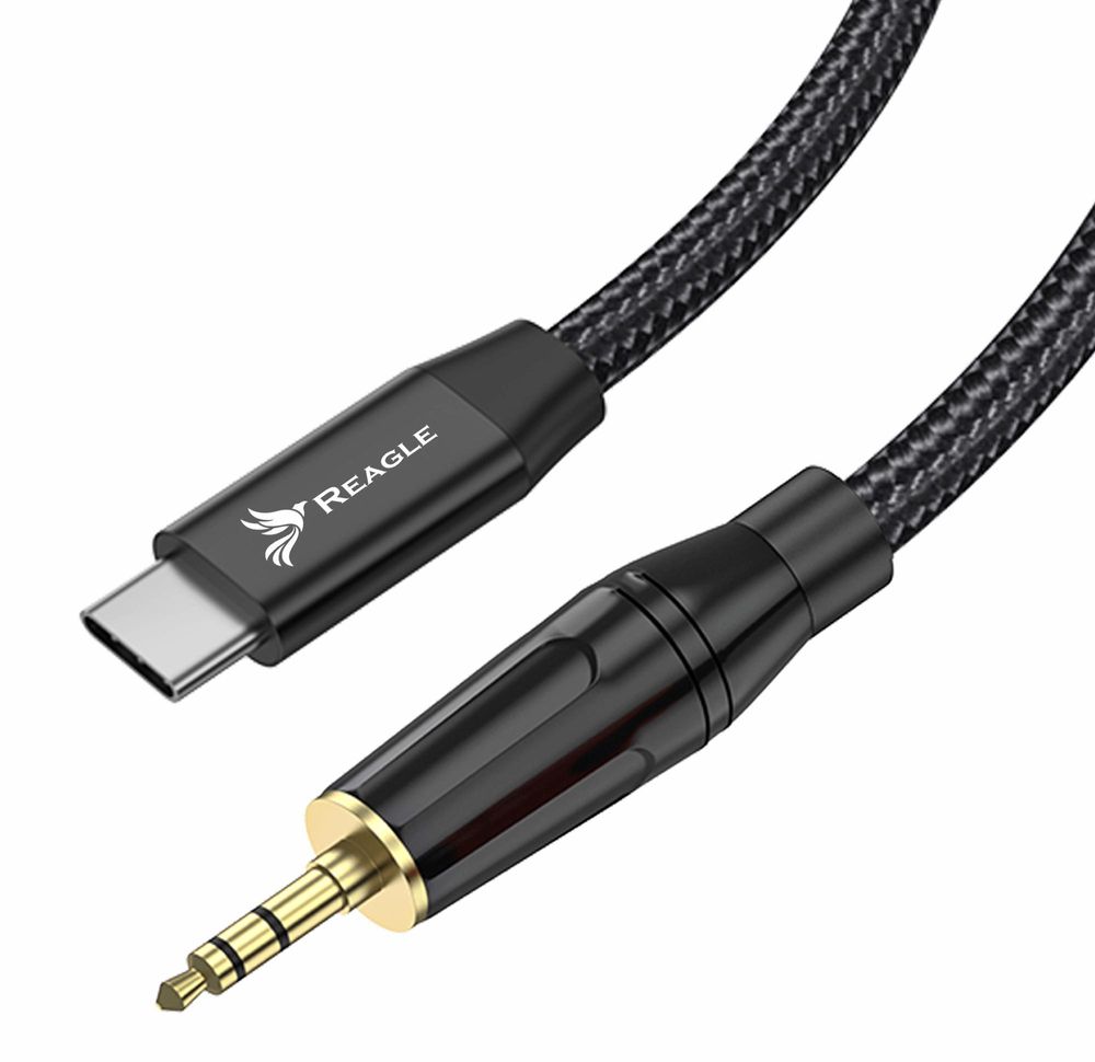 Usb C Aux Kabel Audio 3.5 Mm Klinkenkabel Dac Stereo Für Kopfhörer Audiokabel 2M