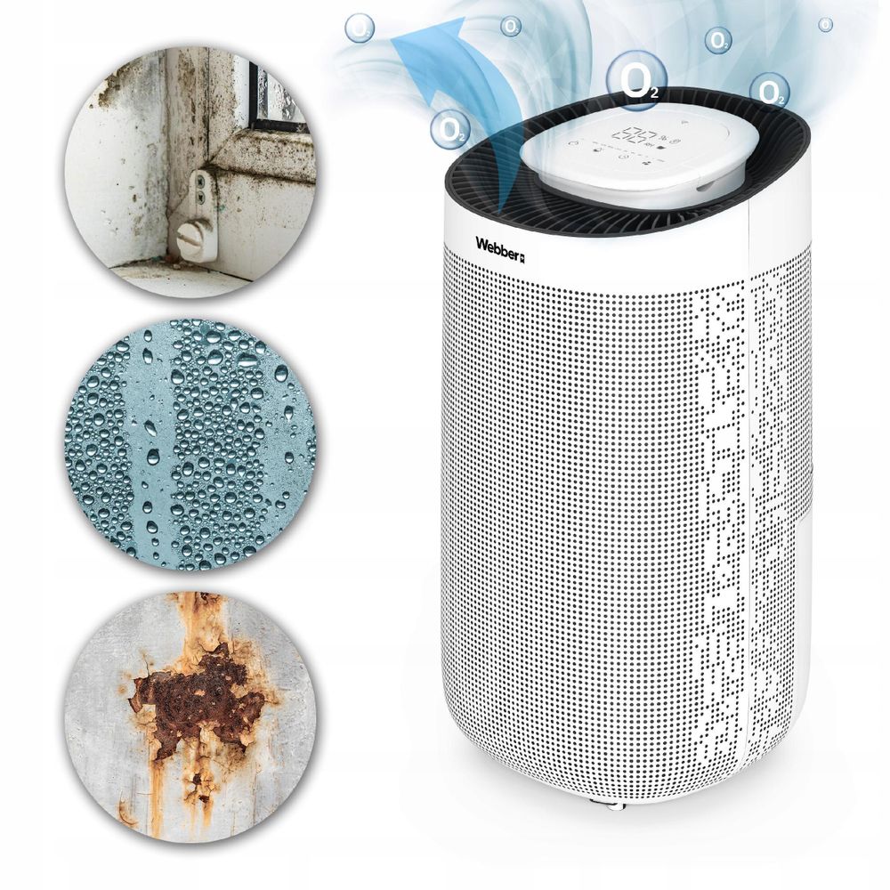 Webber Luftentfeuchter 12 l/24 h für Räume bis 30 m²