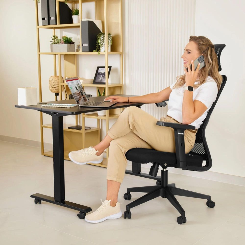 di volio ergonomické křeslo Piozano – Černé