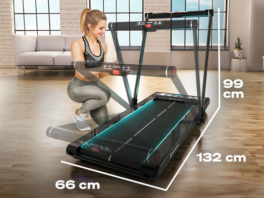 Sportstech Laufband sWalk Plus 2-in-1