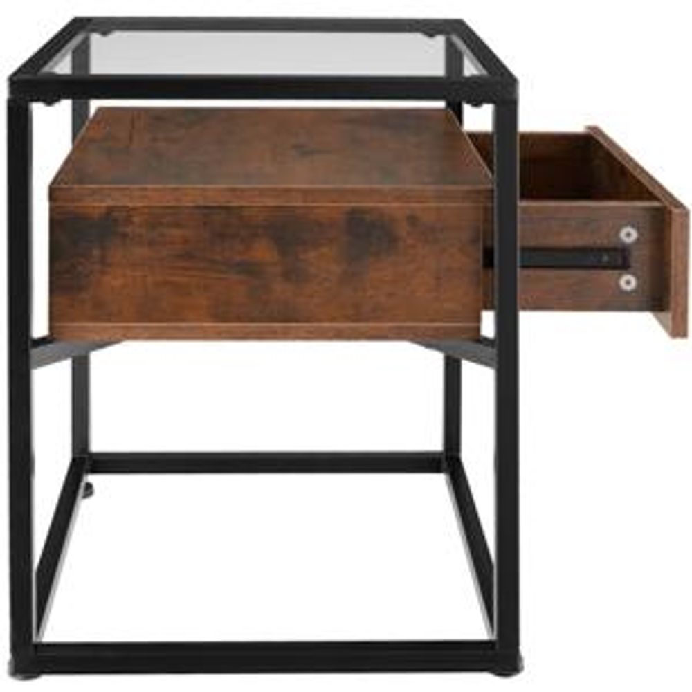 tectake® Nachttisch Preston 43 x 45 x 54,5 cm