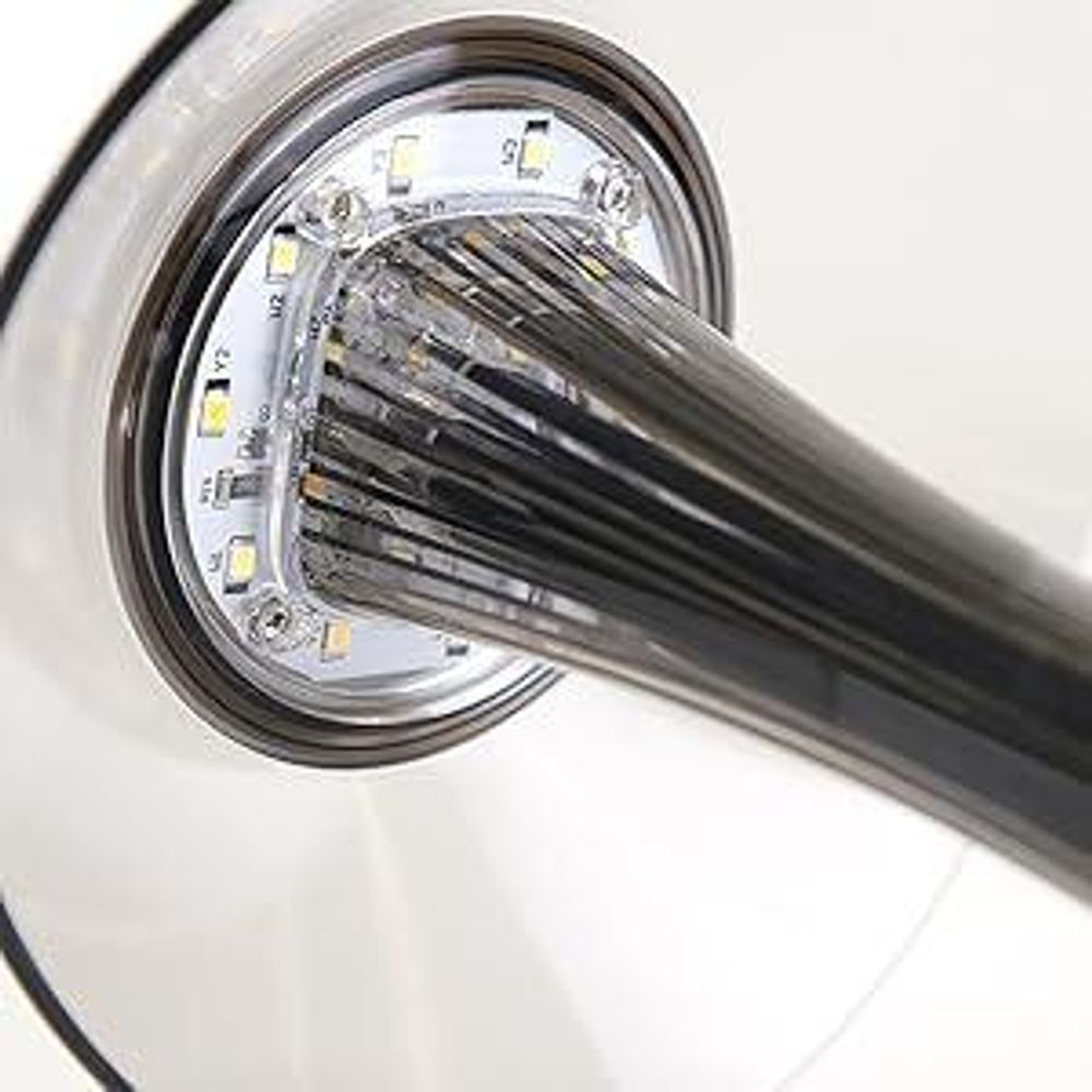ZMH LED Tischleuchte Akku Touch Dimmbar Rauchgrau Nachttischlampe Tischlampe Moderne für Schlafzimmer Wohnzimmer Büro
