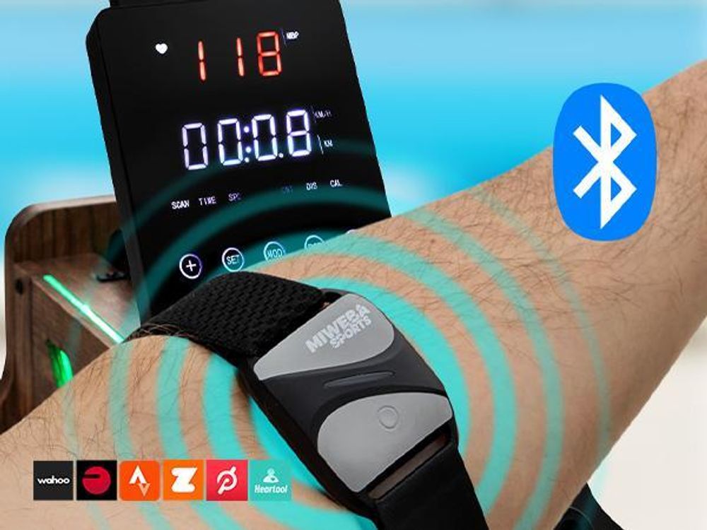 Miweba Sports Wasser-Rudergerät MR700 Pro | Holzrudergerät - Rudermaschine - App Steuerung - LED Display - Tablet Halterung - klappbar (Esche Dunkel)