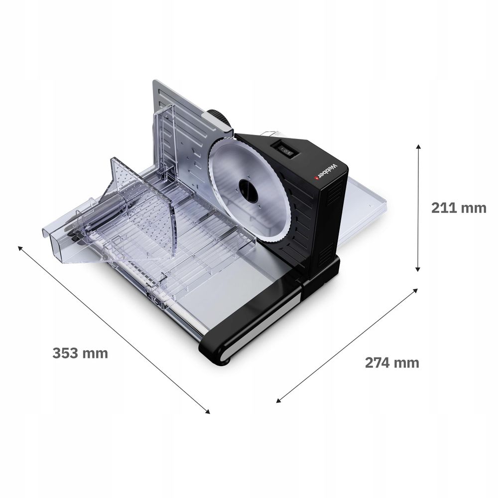 Technische Daten des WEBBER INOX 160W Allesschneiders