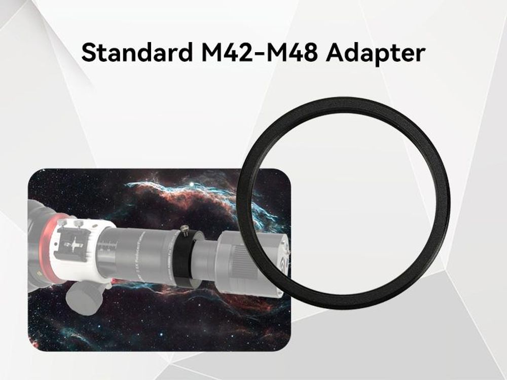 Svbony SV226 Teleskopická zásuvka na filtr M42-M48, Obsahuje dva 2" držáky filtrů Kompatibilní s 1,25" a 2" filtry