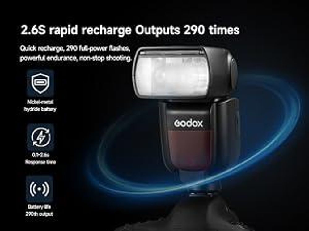 Godox Thinklite TT685IIS TTL On-Camera Speedlight 2.4G Wirelss X System Flash GN60 High Speed 1/8000s Replacement for Sony A77II A7RII A7R A58