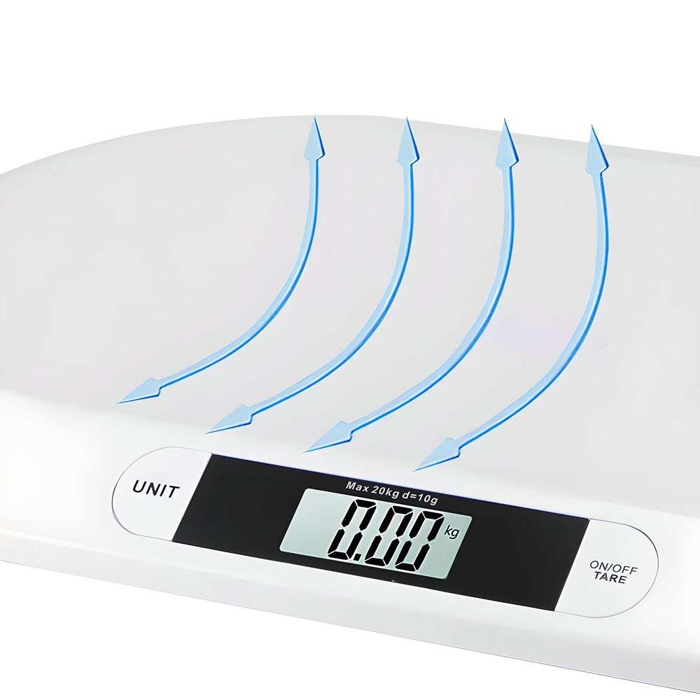 Babywaage Digital Kinderwaage bis 20kg Stillwaage Säuglingswaage Neugeborene Digitalwaage Baby Flach Waage Tierwaage LCD Display Stubenwagen Retoo