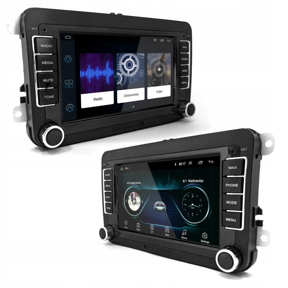 Radio Samochodowe 7021A 2/32 GB 2DIN GPS Android 12 VAG Kamera Cofania WiFi