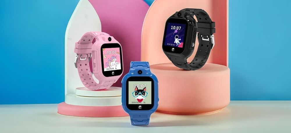 Forever Kinder Smartwatch für Mädchen WiFi Kids See Me! 3 KW-320 Rosa, GPS, IP65, Schrittzähler, Anrufen