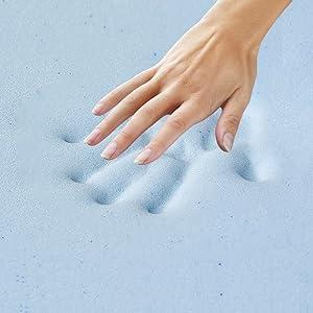 Dewinner Matratzenauflage, Dicke 180 x 200 x 7,5 cm, Memory-Schaum, ergonomisch, , weicher und atmungsaktiver Stoff, waschbar und hypoallergen