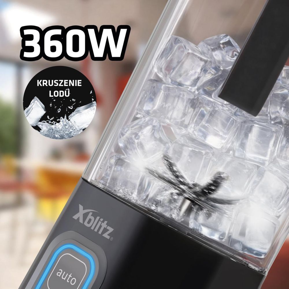 Xblitz iRon – Bezprzewodowy blender stacjonarny o pojemności 700 ml