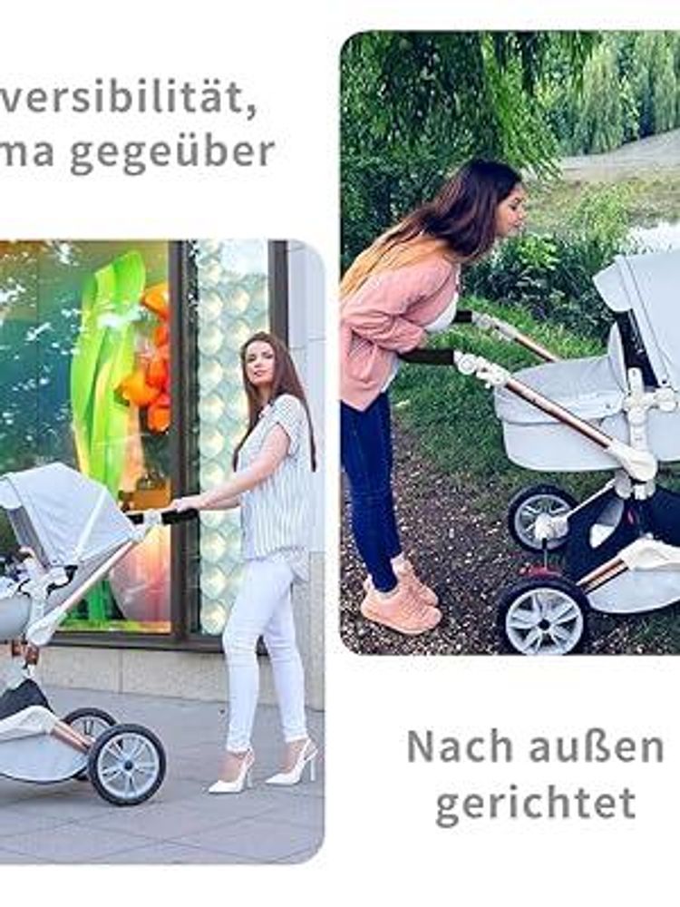 Hot Mom 360 drehbar Kinderwagen ist versibilitaet