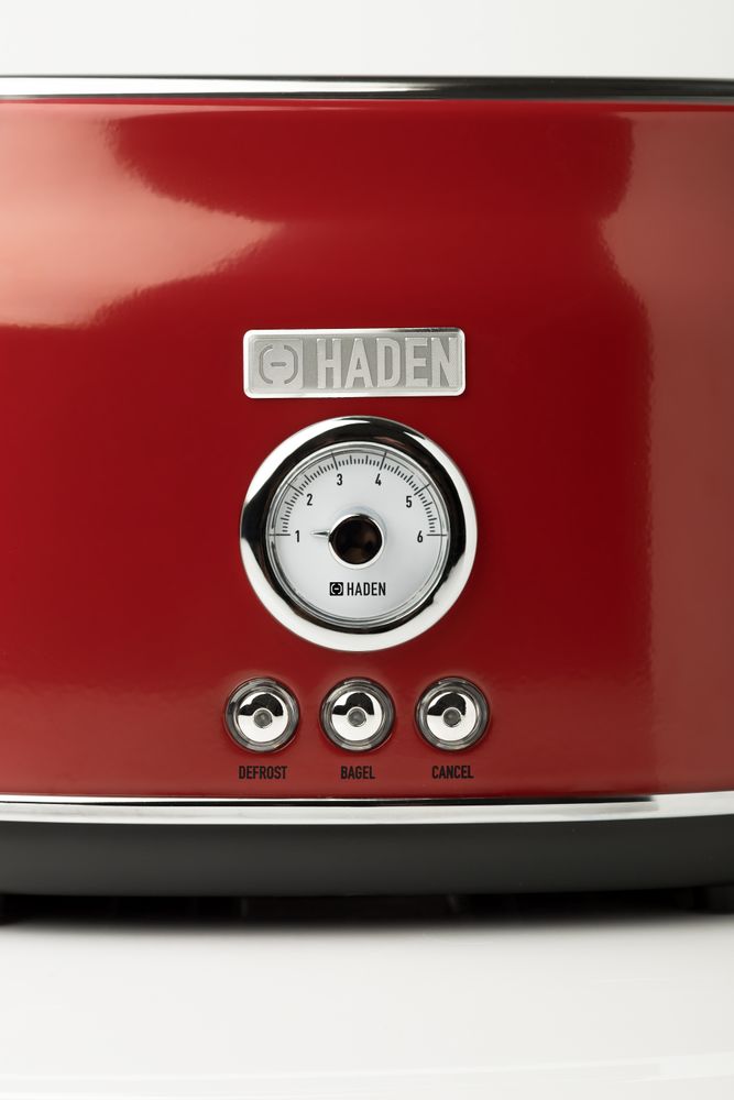 Haden topinkovač Dorset Red na 2 topinky, červený
