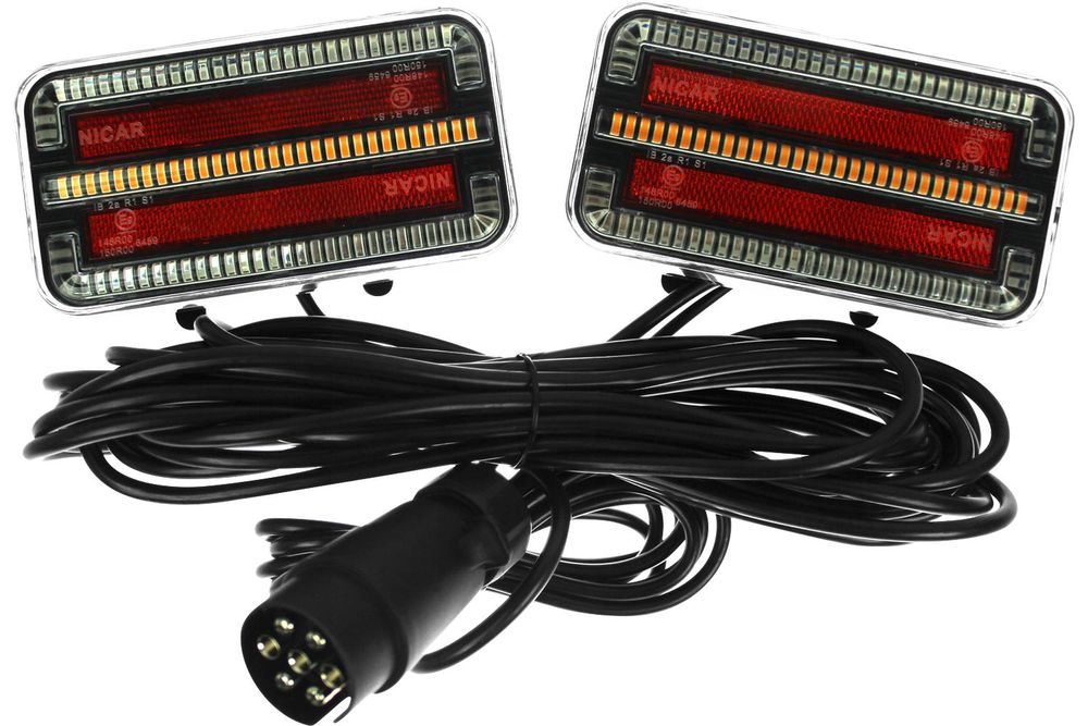 TT Technology TT.12024 Zadní světla LED 3 funkce levé + pravé, magnetické