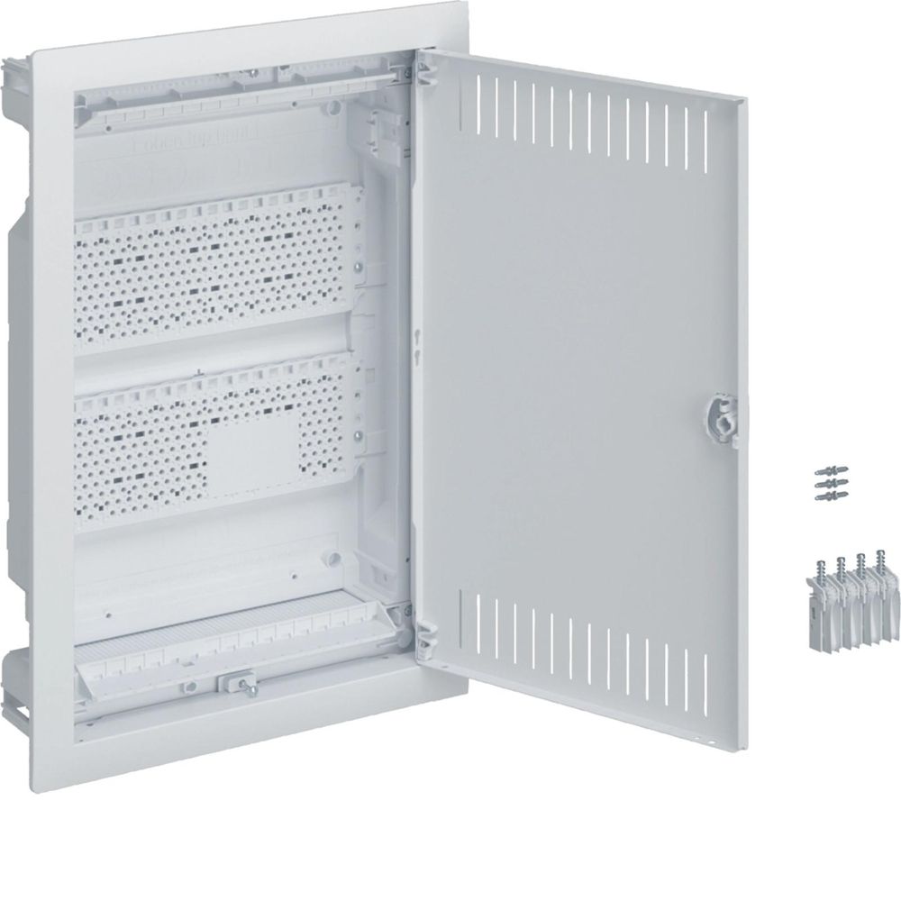 Hager VH24NWB Multimedia-Verteilerschrank volta HWV 2-reihig 2 Montageplatten
