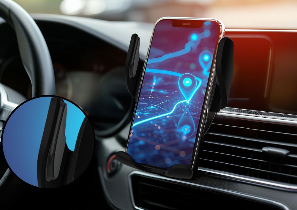 Klassische Universal-Halterung für Smartphones und Tablets