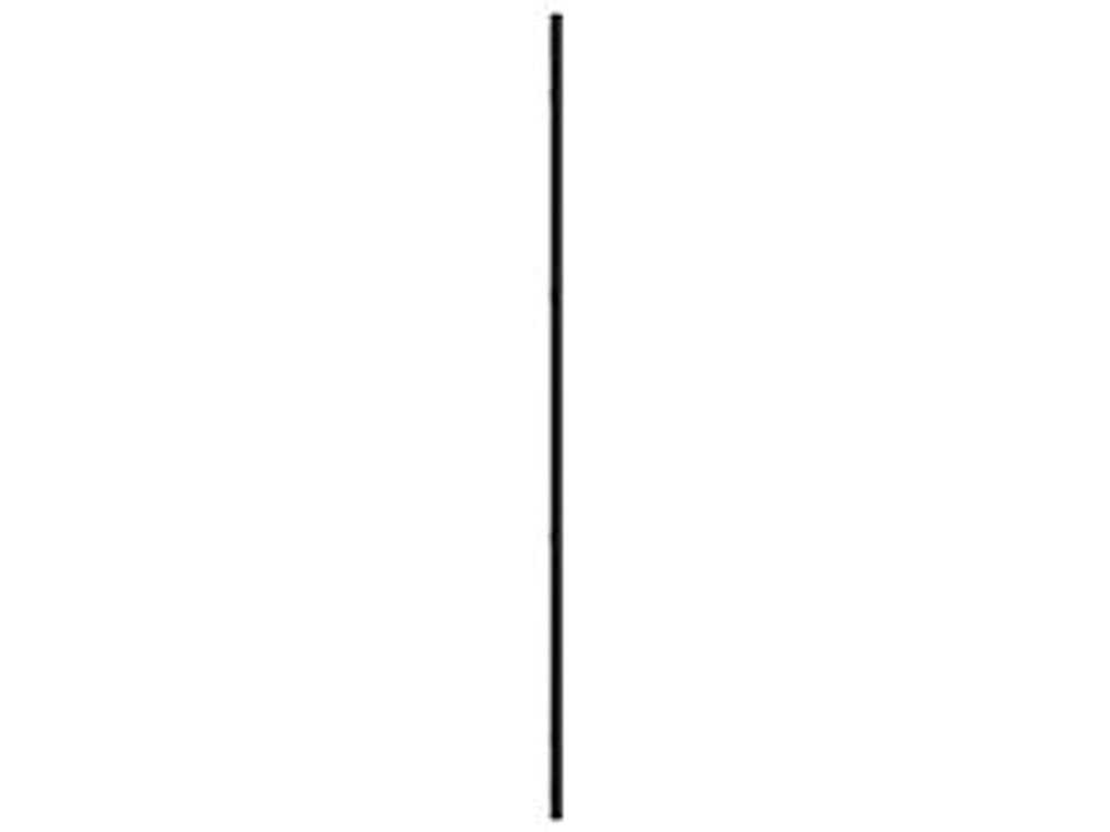 vidaXL Specchio da parete nero 100x60 cm in metallo