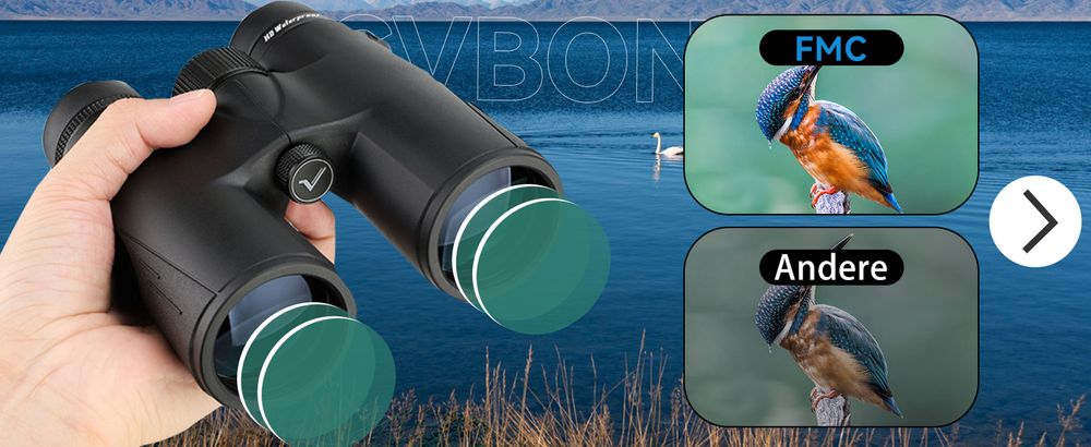 Lornetka Svbony SV47 8x42, optyka HD Bak-4 Prism FMC, wodoodporna lornetka dla dorosłych do obserwacji ptaków, safari