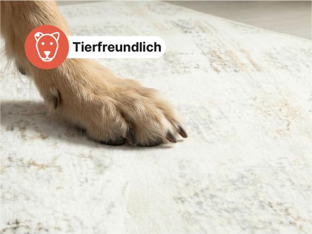 TAPISO BARI Kurzflor-Teppich Rutschhemmend  140 x 200 cm