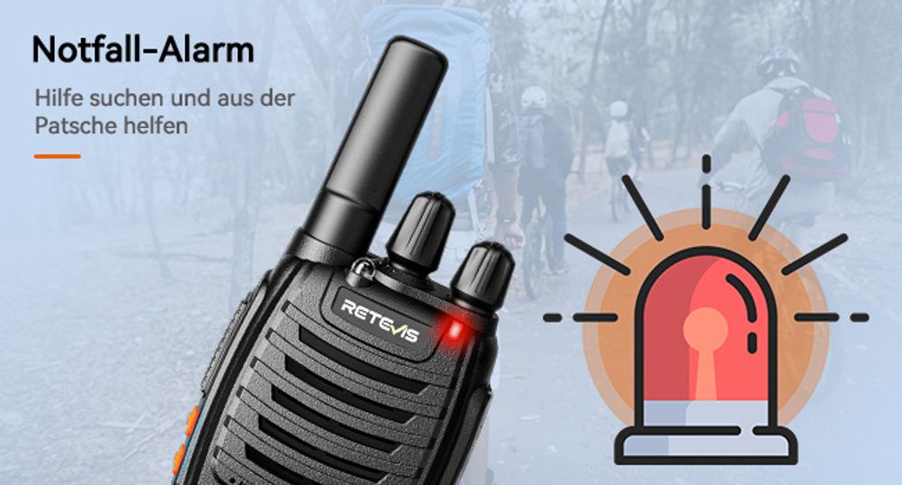 Retevis H777H Funkgeräte, Verstecktes Display mit LED, EIN-klick-Pairing, USB-C, VOX, Walkie Talkie Set für Schule, Hersteller (10 Stück, Schwarz)