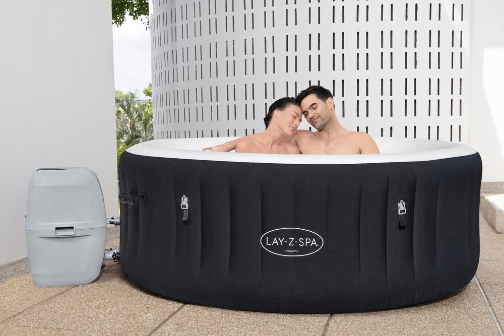 Bestway® LAY-Z-SPA® Whirlpool Miami AirJet™ Ø 180 x 66 cm, rund