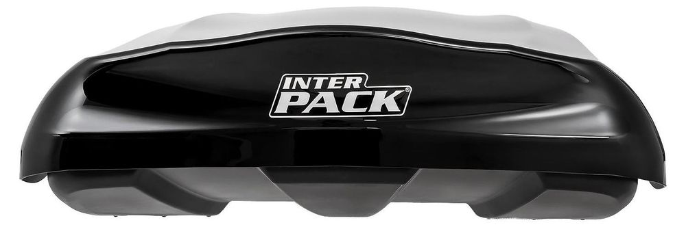 Inter Pack Skugga L 660 Dachbox flach 28 cm hoch 300L schwarz glänzend