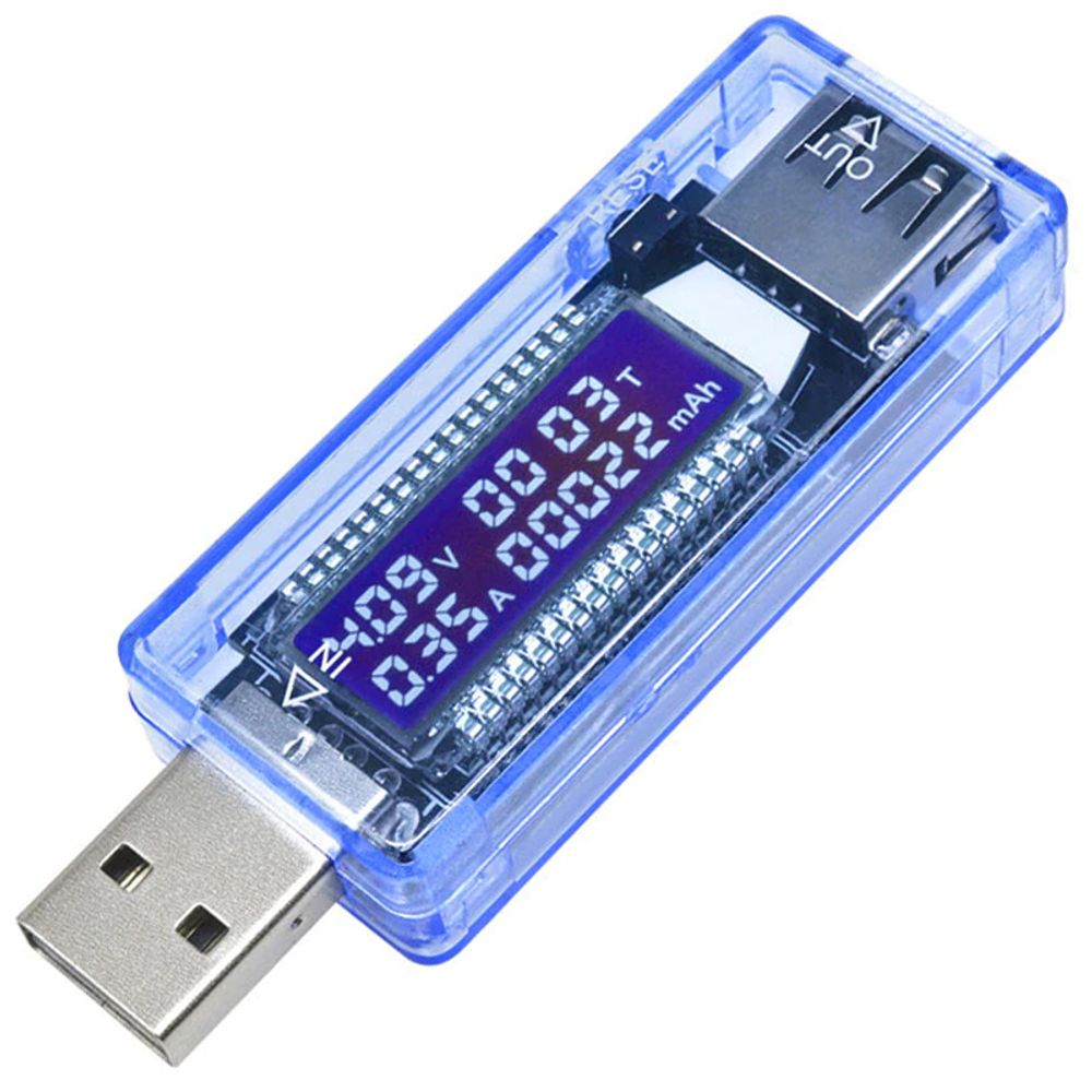Multimeter USB Tester Messgerät 4V-20V 3A Spannungsprüfer Voltmeter Amperemeter Strommesser Ladegerät Detector Multifunktionskapazität Retoo