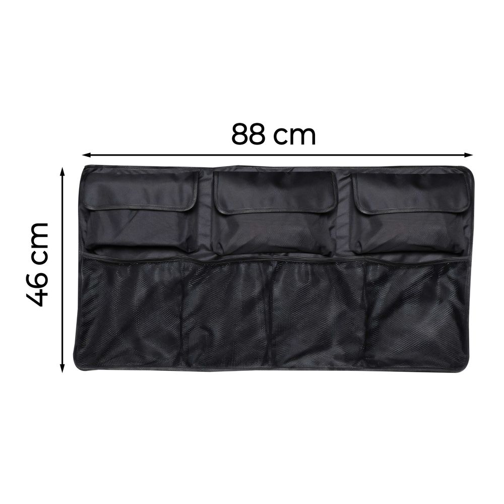 Kofferraum Organizer Auto Kofferraumtasche Netztasche Universale KFZ Taschen Kofferraumnetz Kofferraumbox Autobox Kofferraum-Organizer Schwarz Retoo