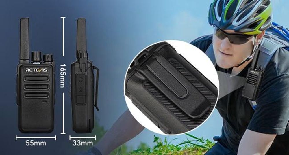 Retevis RT668 Funkgerät Großer Reichweite, PMR446 Walkie Talkie für Erwachsene, Handfunkgerät mit VOX Energiesparfunktion für Familien, Camping