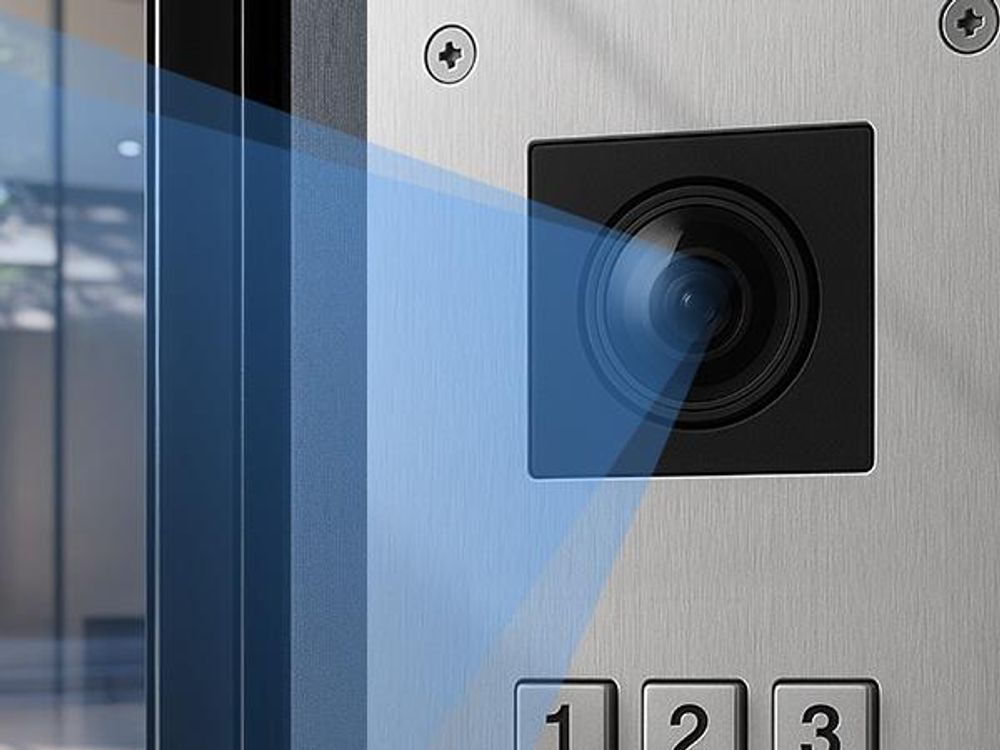 Balter ENTRI L Video Türsprechanlage, Video Türklingel, 1 Familienhaus mit 2x 7-Zoll HD Monitor, 2-Draht, Unterputz, App-Steuerung, Full HD Kamera