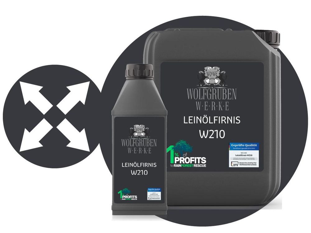 Leinölfirnis W210 Einsatzgebiete