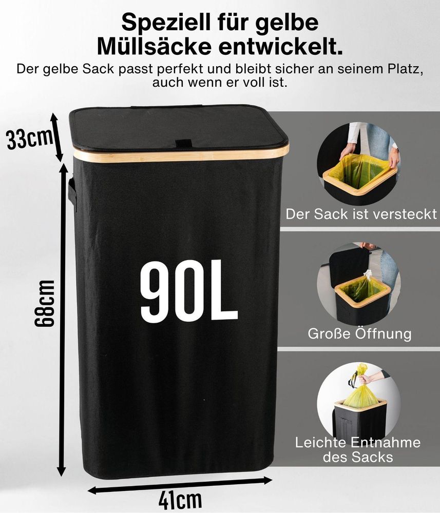 Perfekt für Gelbe Säcke und mehr