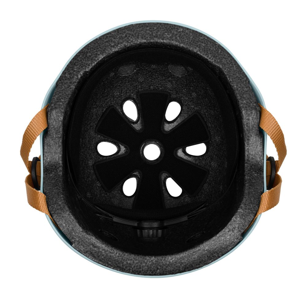 LIONELO Schutzhelm für Kinder Helmet verstellbar 50-56 cm, Kinnschutz, Intertek er Helm für Mädchen und Jungen, Größe S - Blau