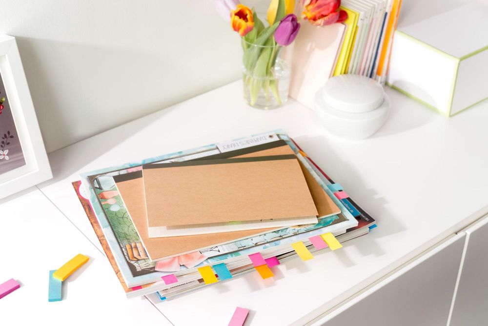 Post-it® Page Marker Farbenmix Haftnotizen 15x50mm 5 Blöcke 100 Blatt