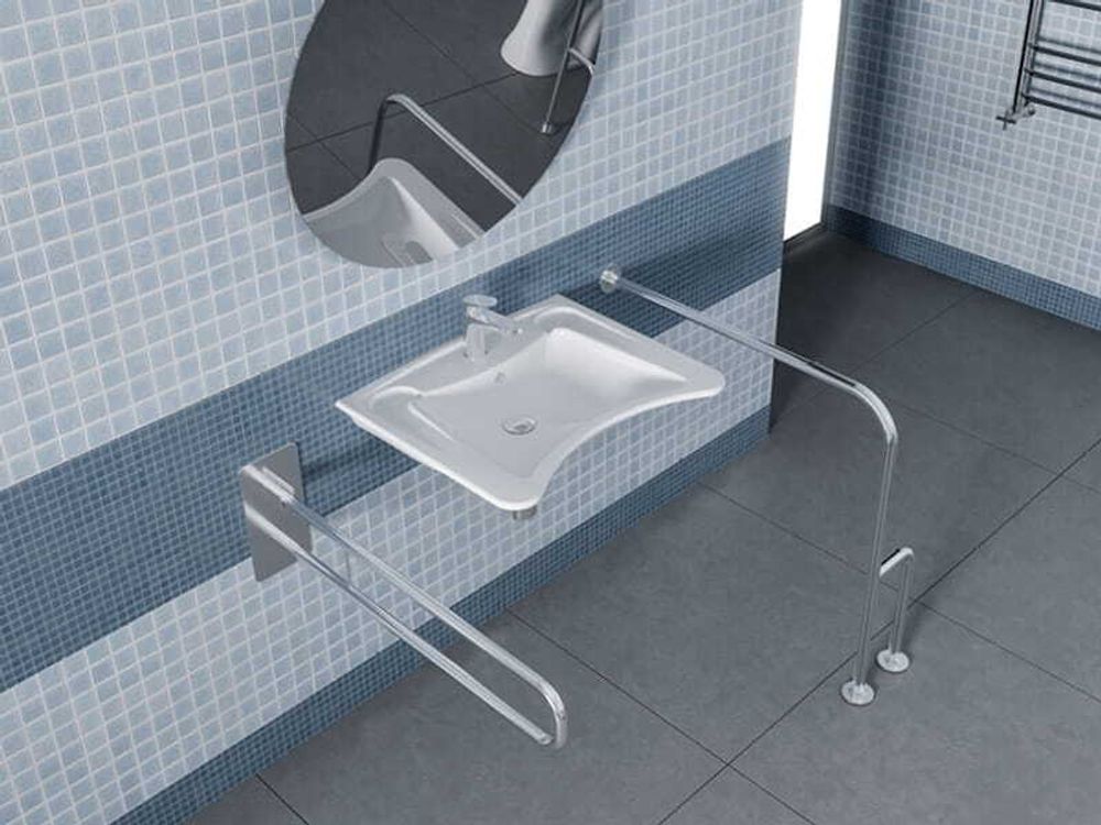 Umgebung Waschbecken - für Menschen - mit Behinderungen 60x50cm - weiß - CeraStyle