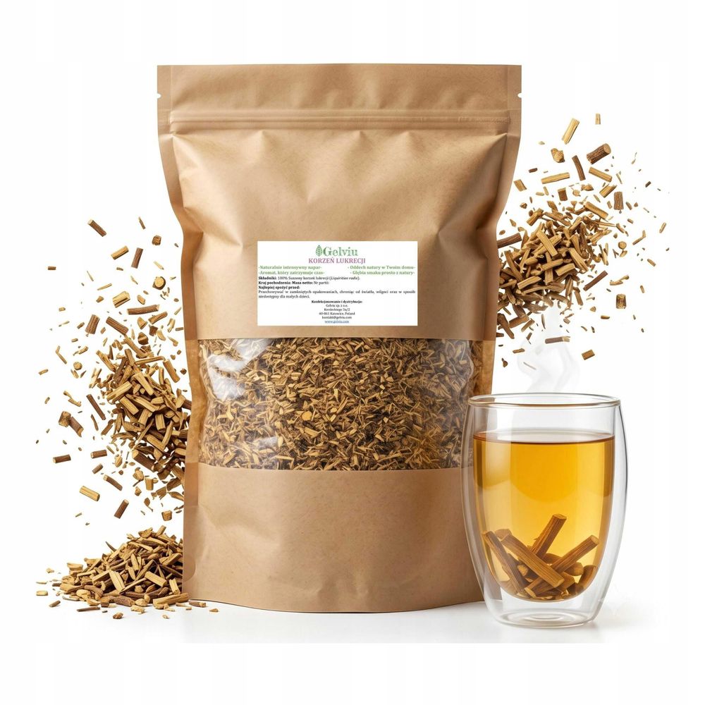 Süßholzwurzel geschnitten getrocknet 1 kg - Kräutertee - Magen - Immunsystem