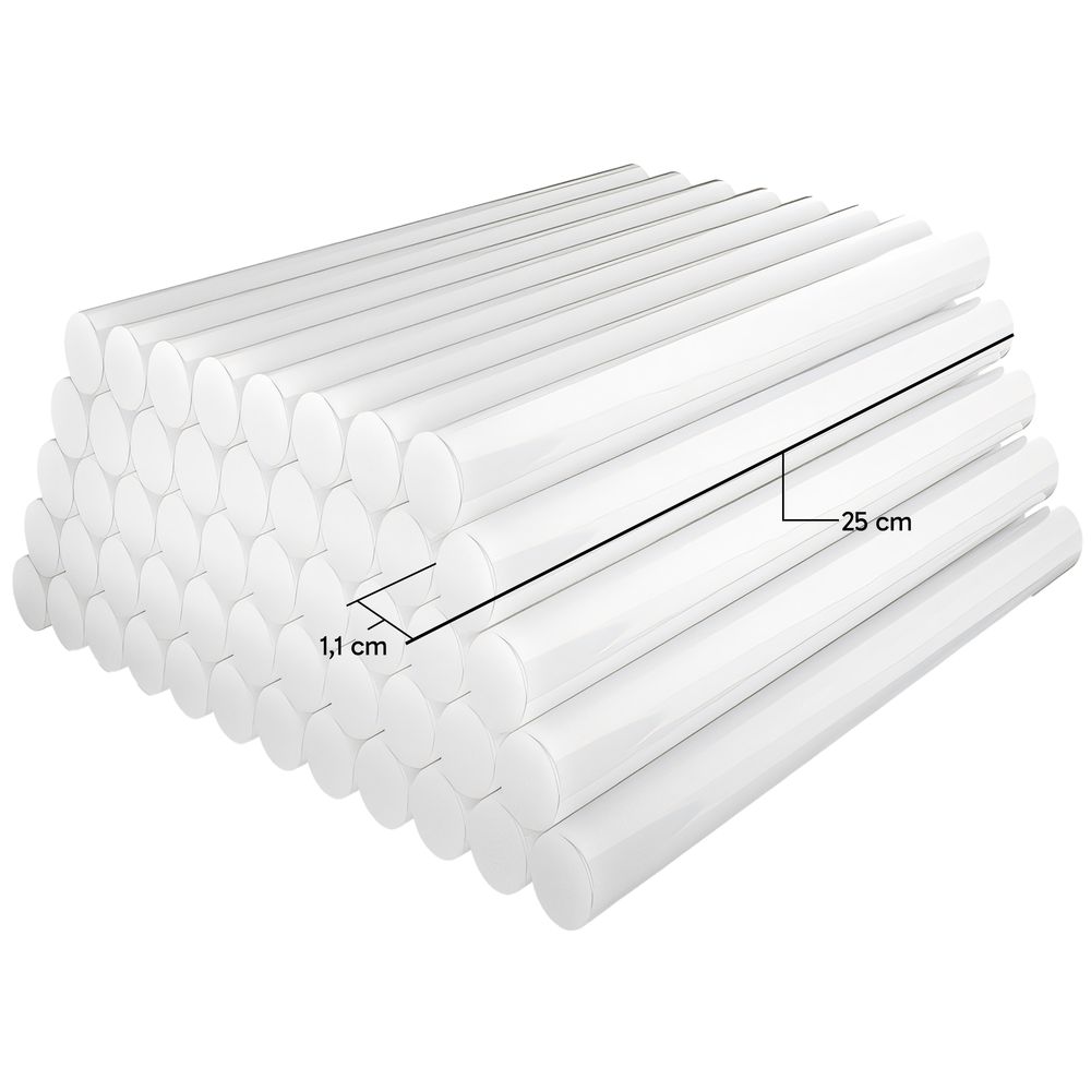 Heißklebesticks für Heißklebepistole | Klebestifte, Heißklebestift, Heißkleber | DIY Handwerk | Reparaturen 42 Stück, 11 x 200 mm, Transparent | Retoo
