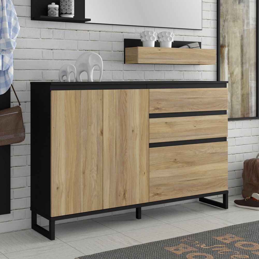 QUAYLE Schuhkommode – moderner Schuhschrank mit Softclose und viel Stauraum