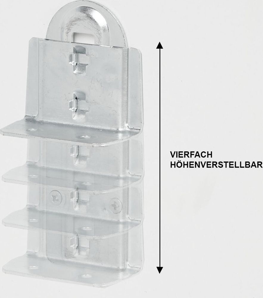 Höhenverstellbare Einlegetiefe