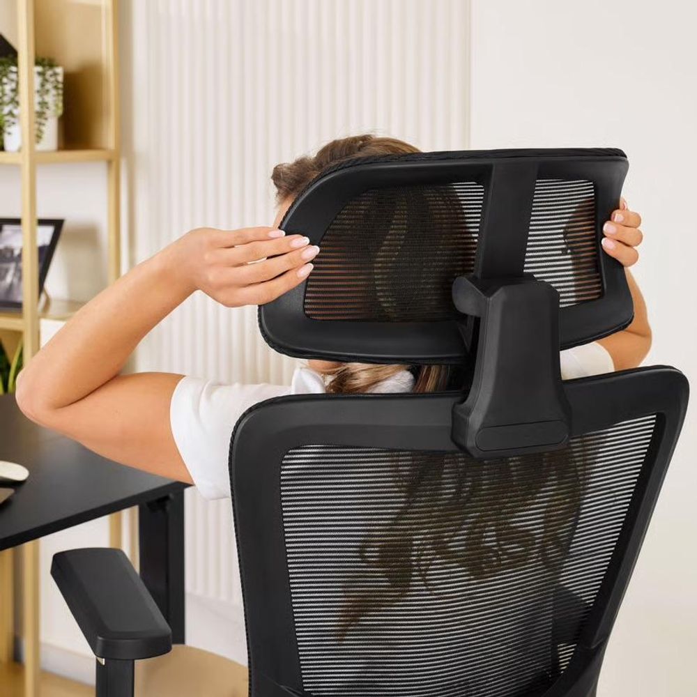 di volio ergonomické křeslo Piozano – Černé