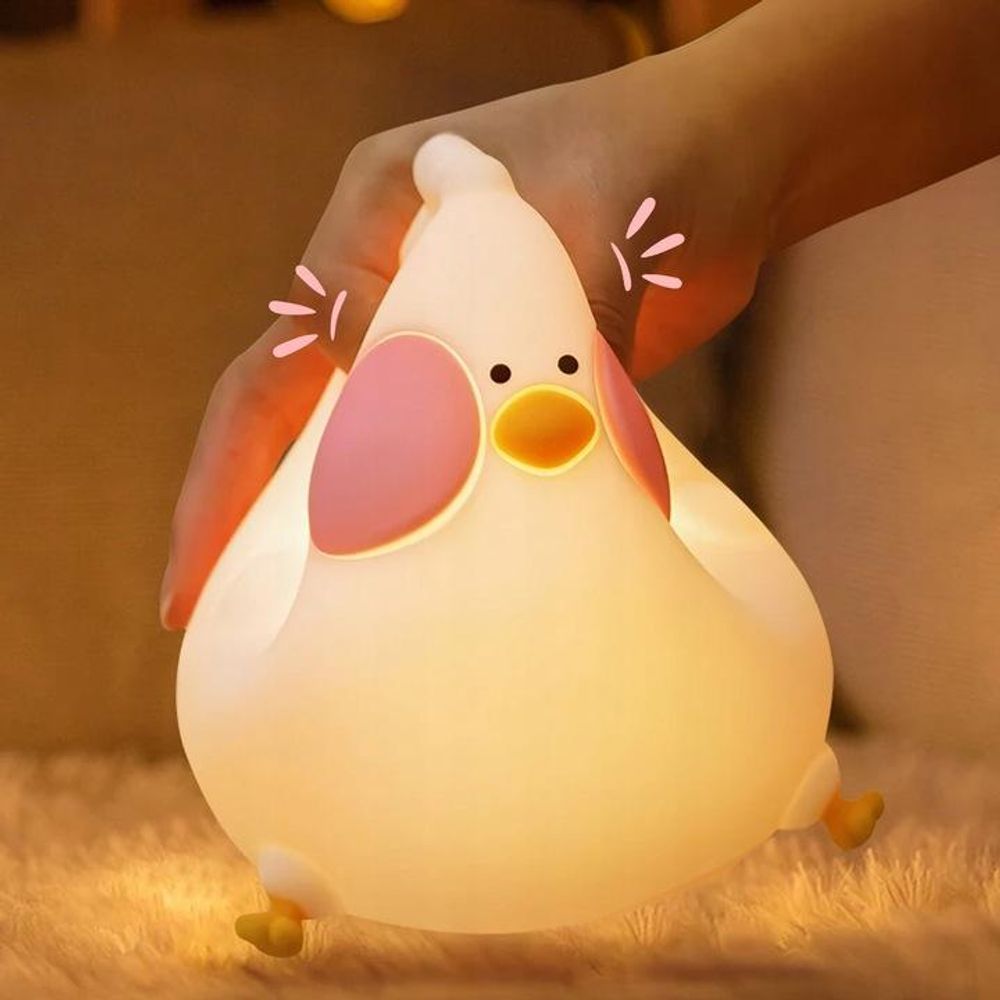 Forever Light HUNGRY CHICKEN FNL-10 LED Nachtlicht mit Akku warmweiß