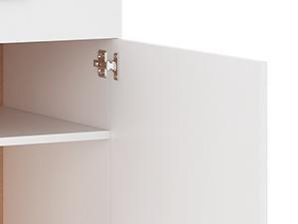 vidaXL Schubunterschrank Lyon Weiß 50x46x81,5 cm Holzwerkstoff