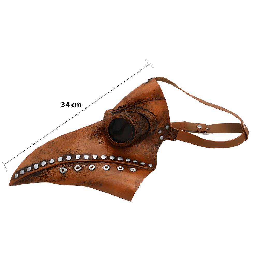 Schnabelmaske Pestmaske Rabenmaske Pest Doktor Maske Plague Doctor Steampunk Gothic Kopfmaske Requisiten Scary Arzt Cosplay Halloween Kostüm Retoo