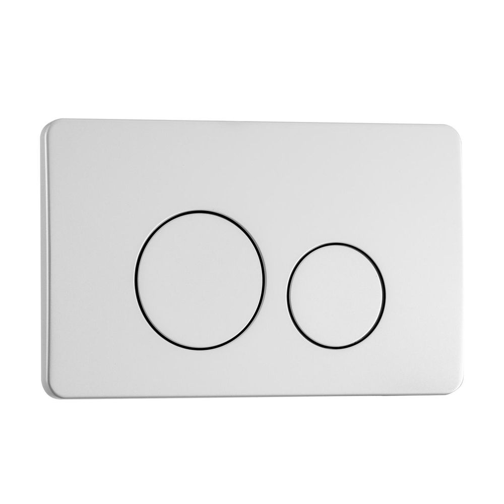 Weiße WC Betätigungsplatte für Unterputz Spülkasten mit Dual Flush Funktion