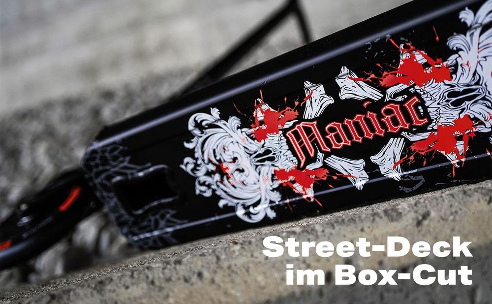 MOVINO Kinder Stunt-Scooter Maniac Rot