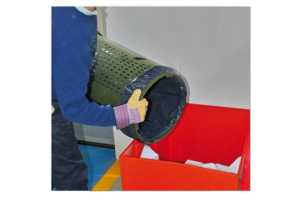 Pracovní rukavice z telecí semišové kůže Lampa 9